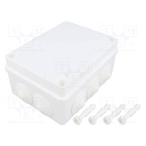 S-BOX 306B; Enclosure: junction box; X: 110mm; Y: 150mm; Z: 70mm; IP65; white; PAWBOL