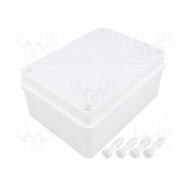S-BOX 316B; Enclosure: multipurpose; X: 110mm; Y: 150mm; Z: 70mm; white; IP65; PAWBOL