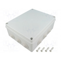 S-BOX 506; Enclosure: junction box; X: 190mm; Y: 240mm; Z: 90mm; IP65; grey; PAWBOL