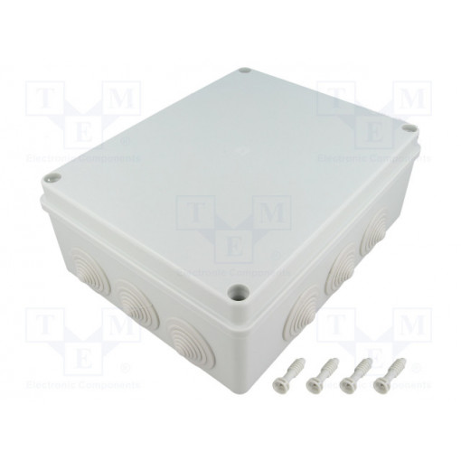 S-BOX 506; Enclosure: junction box; X: 190mm; Y: 240mm; Z: 90mm; IP65; grey; PAWBOL