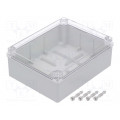 S-BOX 516-P; Enclosure: multipurpose; X: 190mm; Y: 240mm; Z: 90mm; grey; IP65; PAWBOL