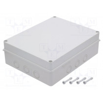 S-BOX 716; Enclosure: multipurpose; X: 300mm; Y: 380mm; Z: 120mm; grey; IP65; PAWBOL