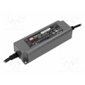 PWM-40-12; Power supply: switched-mode; for LED strips; 40.08W; 12VDC; 3.34A; MEAN WELL