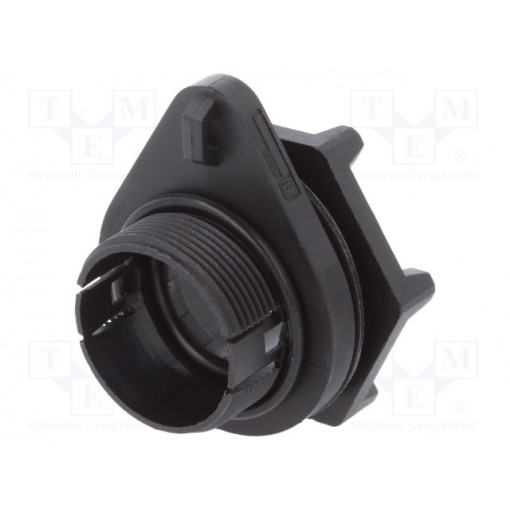 PX0802; External thread; Mini Buccaneer; for panel mounting; straight; BULGIN PX0802; External thread; Mini Buccaneer; for panel mounting; straight; BULGIN