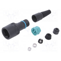 PXF6050A; Connector: fiber optic; patchcord; PIN: 2; multi mode duplex (MM); BULGIN