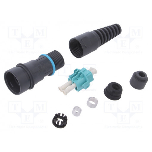 PXF6051A; Connector: fiber optic; patchcord; PIN: 2; multi mode duplex (MM); BULGIN