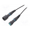 PXF6055AAA; Connector: fiber optic; patchcord; PIN: 2; multi mode duplex (MM); BULGIN
