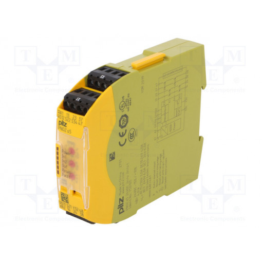 750105; Module: safety relay; Series: PNOZ s5; IN: 3; OUT: 4; Mounting: DIN; PILZ