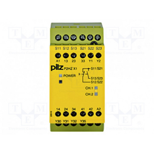 774340; Module: safety relay; Series: P2HZ X1; OUT: 4; Mounting: DIN; 24VDC; PILZ