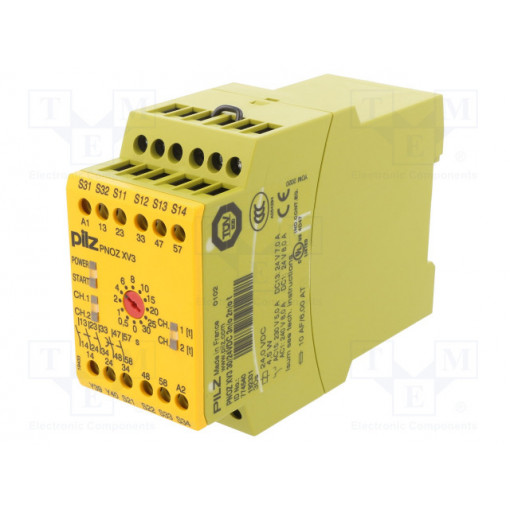 774540; Module: safety relay; Series: PNOZ XV3; 24VDC; OUT: 5; Mounting: DIN; PILZ