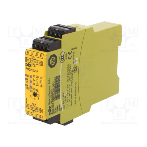 777601; Module: safety relay; Series: PNOZ XV1P; IN: 5; OUT: 3; Mounting: DIN; PILZ