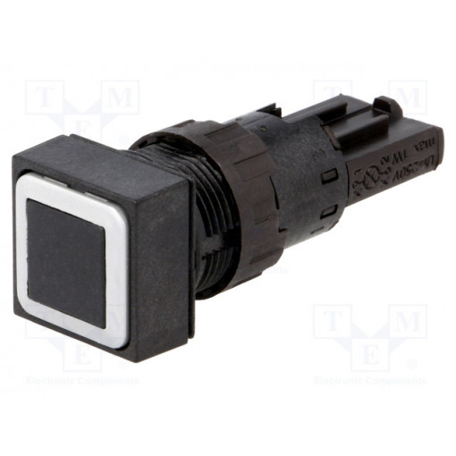 Q18D-SW; Switch: push-button; Stabl.pos: 1; 16mm; black; Pos: 2; -25÷70°C; EATON ELECTRIC