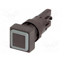 Q18DR-SW; Switch: push-button; Stabl.pos: 2; 16mm; black; Pos: 2; -25÷70°C; EATON ELECTRIC