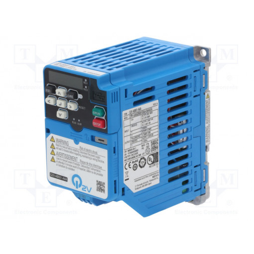 Q2V-AB001-AAA; Inverter; Max motor power: 0.1/0.18kW; Usup: 200÷240VAC; 0÷590Hz; OMRON