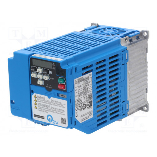 Q2V-AB010-AAA; Inverter; Max motor power: 1.5/2.2kW; Usup: 200÷240VAC; 0÷590Hz; OMRON