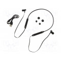 50816; Bluetooth headphones with microphone; black; USB,USB micro; QOLTEC