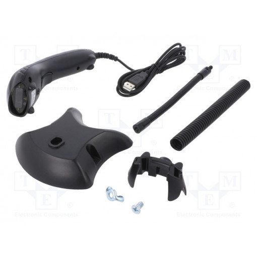 50861; Barcode scanner; Interface: USB; V: with holder; 1D; QOLTEC