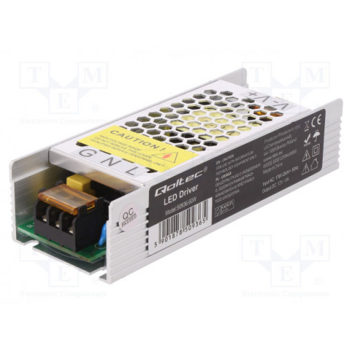 50936; Power supply: switched-mode; LED; 60W; 12VDC; 10.8÷13.2VDC; 5A; QOLTEC