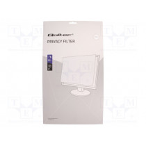 51060; Privacy filter; natural (transparent); Thk: 0.5mm; 24