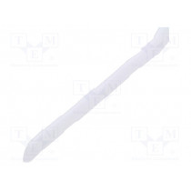 52263; Spiral wrapping; ØBundle : 16mm; clear-white; L: 10m; QOLTEC
