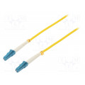 54015; Fiber patch cord; both sides,LC/UPC; 2m; LSZH; yellow; QOLTEC 54015; Fiber patch cord; both sides,LC/UPC; 2m; LSZH; yellow; QOLTEC