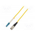 54053; Fiber patch cord; FC/UPC,LC/UPC; 3m; LSZH; Optical fiber: 9/125um; QOLTEC 54053; Fiber patch cord; FC/UPC,LC/UPC; 3m; LSZH; Optical fiber: 9/125um; QOLTEC