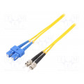 54061; Fiber patch cord; ST/UPC,SC/UPC; 3m; LSZH; Optical fiber: 9/125um; QOLTEC 54061; Fiber patch cord; ST/UPC,SC/UPC; 3m; LSZH; Optical fiber: 9/125um; QOLTEC