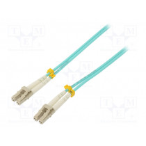 54079; Fiber patch cord; OM3; both sides,LC/UPC; 7m; LSZH; green; QOLTEC
