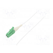 54101; Optic fiber pigtail; LC/APC; 3m; LSZH; Optical fiber: 9/125um; QOLTEC