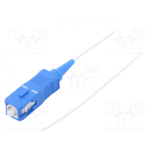 54105; Optic fiber pigtail; SC/UPC; 1m; LSZH; Optical fiber: 9/125um; QOLTEC