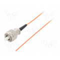 54120; Optic fiber pigtail; OM2; FC/UPC; 2m; LSZH; orange; Wire dia: 0.9mm; QOLTEC 54120; Optic fiber pigtail; OM2; FC/UPC; 2m; LSZH; orange; Wire dia: 0.9mm; QOLTEC