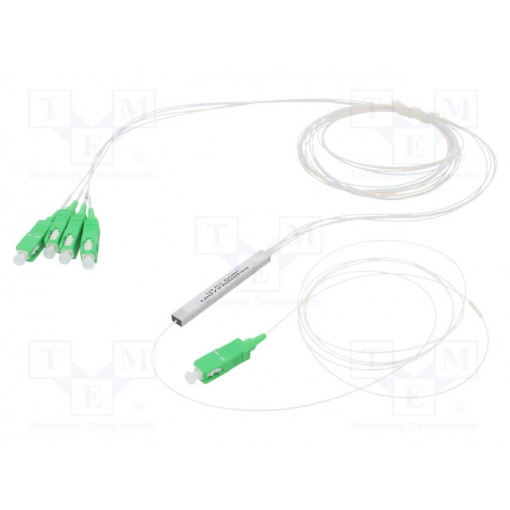 54202; Transition: splitter; both sides,SC/APC; 1.5m; Wire dia: 0.9mm; QOLTEC