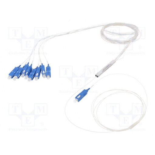 54206; Transition: splitter; both sides,SC/UPC; 1.5m; Wire dia: 0.9mm; QOLTEC