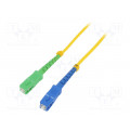 54293; Fiber patch cord; SC/APC,SC/UPC; 7m; LSZH; Optical fiber: 9/125um; QOLTEC 54293; Fiber patch cord; SC/APC,SC/UPC; 7m; LSZH; Optical fiber: 9/125um; QOLTEC