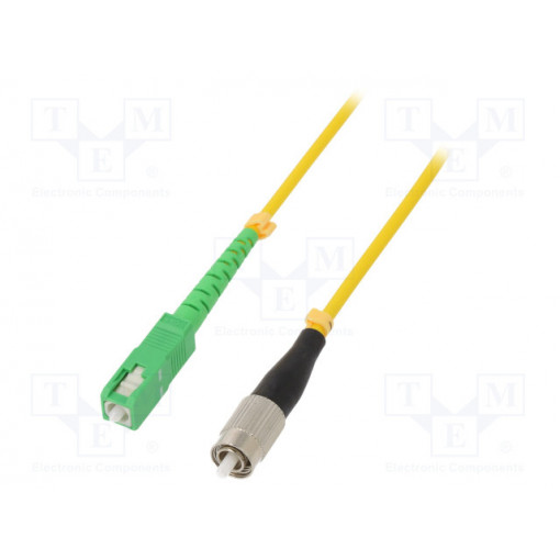 54311; Fiber patch cord; FC/UPC,SC/APC; 5m; LSZH; Optical fiber: 9/125um; QOLTEC