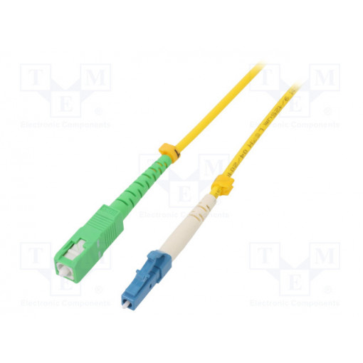 54331; Fiber patch cord; LC/UPC,SC/APC; 1m; LSZH; Optical fiber: 9/125um; QOLTEC