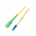 54334; Fiber patch cord; LC/UPC,SC/APC; 5m; LSZH; Optical fiber: 9/125um; QOLTEC 54334; Fiber patch cord; LC/UPC,SC/APC; 5m; LSZH; Optical fiber: 9/125um; QOLTEC