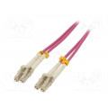 54344; Fiber patch cord; OM4; both sides,LC/UPC; 2m; LSZH; green; QOLTEC 54344; Fiber patch cord; OM4; both sides,LC/UPC; 2m; LSZH; green; QOLTEC