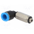 153341; Push-in fitting; threaded,angled 90°; M5; outside; -0.95÷6bar; FESTO