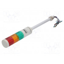 QTG50LF-3-24-RAG; Signaller: signalling column; LED; red/amber/green; Usup: 24VDC; QLIGHT
