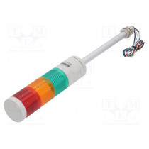QTG60LF-3-24-RAG; Signaller: signalling column; LED; red/amber/green; Usup: 24VDC; QLIGHT