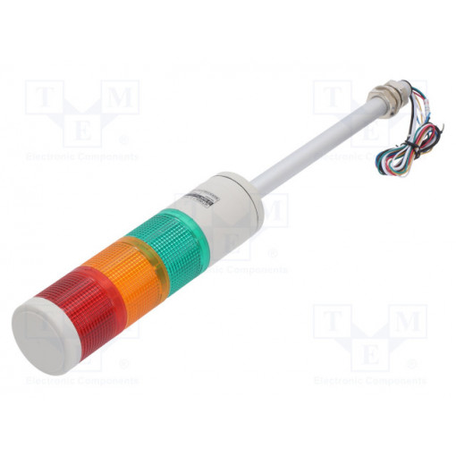 QTG60LF-3-24-RAG; Signaller: signalling column; LED; red/amber/green; Usup: 24VDC; QLIGHT