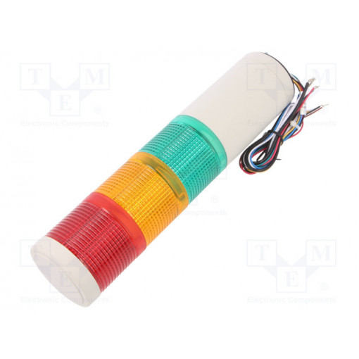 QTG60MLF-BZ-3-24-RAG; Signaller: signalling column; LED; red/amber/green; Usup: 24VDC; QLIGHT