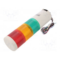 QTG70MLF-BZ-3-24-RAG; Signaller: signalling column; LED; red/amber/green; Usup: 24VDC; QLIGHT