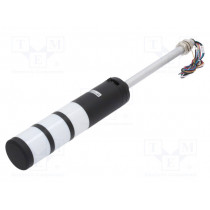 QTR60LF-BZ-3-24-RAG; Signaller: signalling column; LED; red/amber/green; Usup: 24VDC; QLIGHT