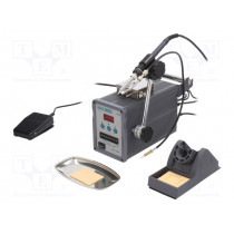 QUICK 376D; Soldering station; digital; 90W; 200÷450°C; Plug: EU; V: ESD; QUICK