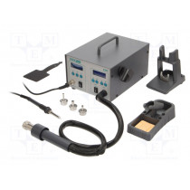 QUICK 712; Service station; digital; 90W; 50÷500°C; Display: LCD x2; ESD; QUICK