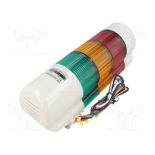 QWTDLF-WS-3-24-RAG; Signaller: signalling column; LED; red/amber/green; Usup: 24VDC; QLIGHT