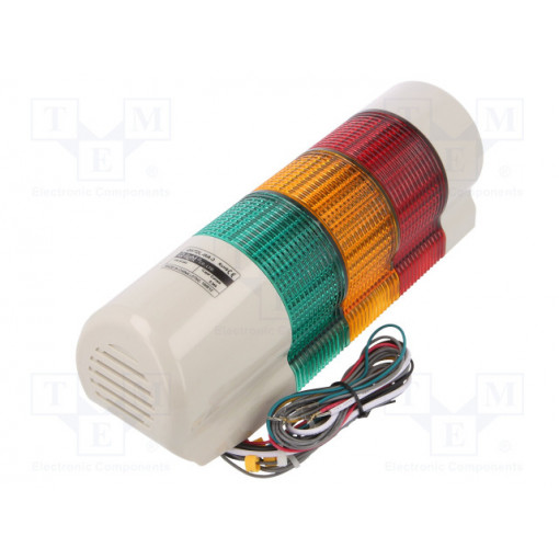 QWTDL-WA-3-24-RAG; Signaller: signalling column; LED; red/amber/green; Usup: 24VDC; QLIGHT
