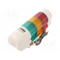 QWTDL-WS-3-24-RAG; Signaller: signalling column; LED; red/amber/green; Usup: 24VDC; QLIGHT